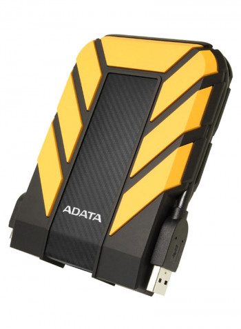 Anti-Shock HDD Portable External Hard Drive Yellow/Black