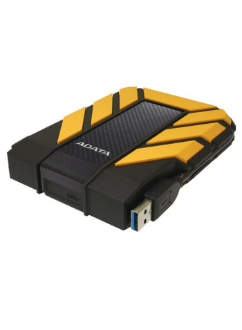 Anti-Shock HDD Portable External Hard Drive Yellow/Black