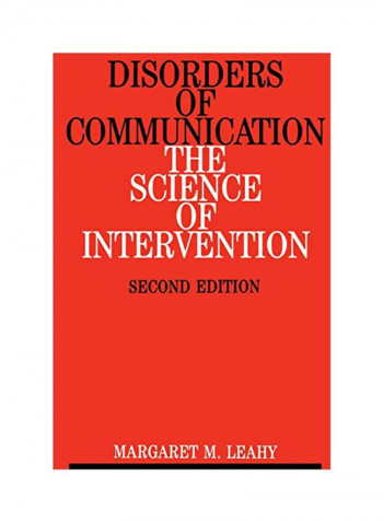 Disorders Of Communication:The Science Of Intervention Paperback 2