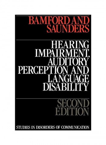Hearing Impairment, Auditory Perception And Language Disability Paperback 2