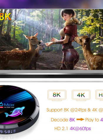 H96 Max UHD Smart TV Box LU-V5-548 Multicolour