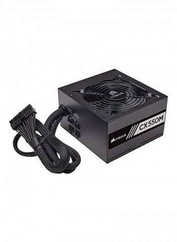 Certified Modular Power Supply Unit 550 W Black