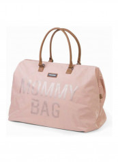 حقيبة مستلزمات أطفال بطبعة "Mommy Bag" - بيتش