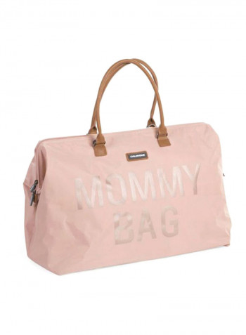 حقيبة مستلزمات أطفال بطبعة "Mommy Bag" - بيتش