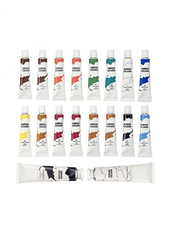 27-Piece Acrylic Painting Set Multicolour