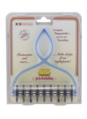 Atlas Pasta Cutter Blue 7.5x6.5x2inch