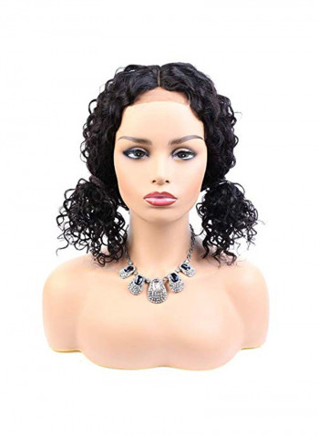 Curly Hair Extension Black 16inch