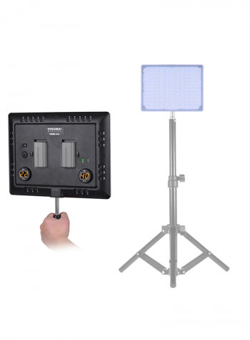 Professional RGB LED Video Light Black