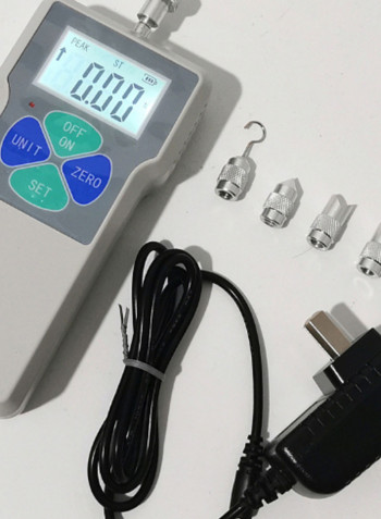 Digital Force Meter Push Pull Tester Gauge Grey/Silver