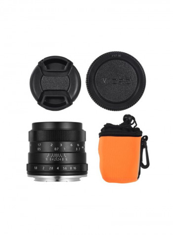 50 mm F1.8 Multilayer Film Coating Mirrorless Camera Lens For Andoer 10.5x8x8.5centimeter Black