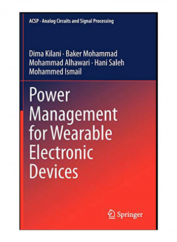 Power Management For Wearable Electronic Devices Hardcover