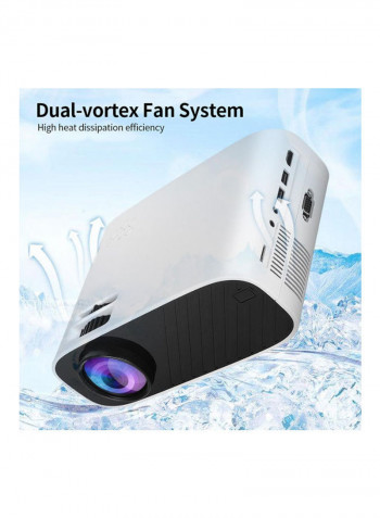 LED Projector Support White/Black