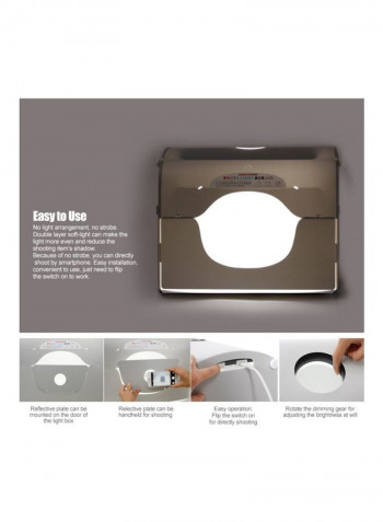 Portable Photo Studio Shot Box White