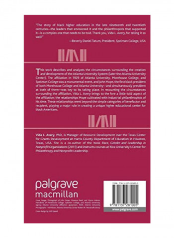 Philanthropy in Black Higher Education Hardcover