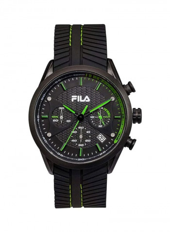 Men's Silicone Chronograph Watch 38-176-004