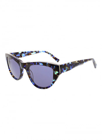 Women's Sienna Sunglasses Retro Cat With Metal Inlay