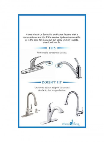 Counter-Top Water Filter White 5x5x12inch