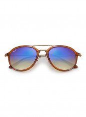 Double Bridge Aviator Sunglasses - Lens Size: 53 mm