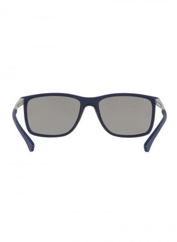Men's UV-Protection Rectangular Sunglasses - Lens Size: 58 mm