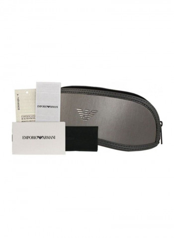 Men's UV-Protection Rectangular Sunglasses - Lens Size: 58 mm