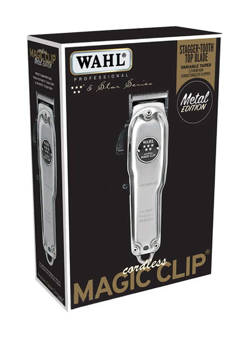 Magic Clip Edition Cordless Clipper Silver 120v-220vwatts
