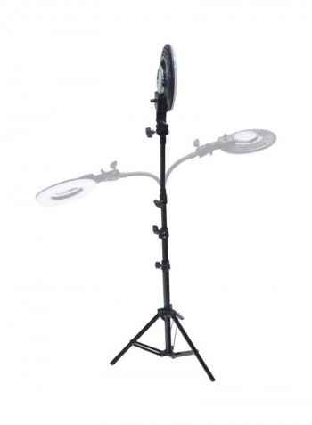 Rl-08 Mobile Phone/Camera Photo/Video 8Inch/20Cm Outer 24W 120 Pieces Led Light Black/White