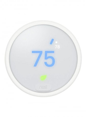 Round Thermostat E White 6.5 x 4.9 x 2.3inch