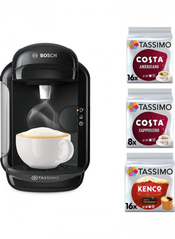 Tassimo Vivy 2 Coffee And Hot drink Machine 0.7 l 1300 W TAS1402GB Black