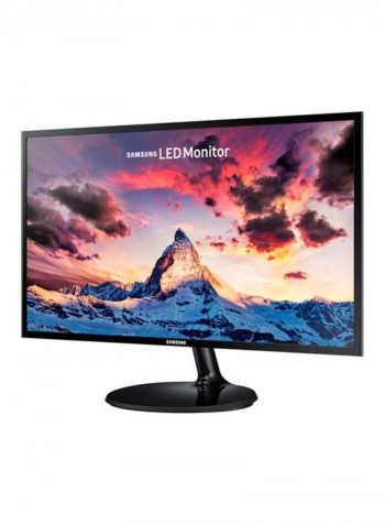 24-Inch FHD Monitor With Super Slim Design 54.77x32.07x8.17cm Black High Glossy