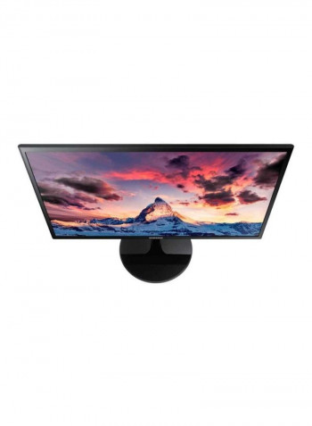 24-Inch FHD Monitor With Super Slim Design 54.77x32.07x8.17cm Black High Glossy