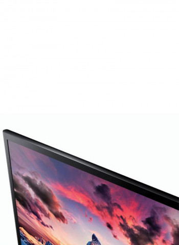 24-Inch FHD Monitor With Super Slim Design 54.77x32.07x8.17cm Black High Glossy