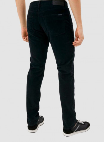 Corduroy Pants Black