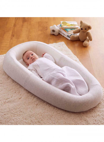 Sleep Tight Breathable Baby Bed, 0-8M, Minimal Grey
