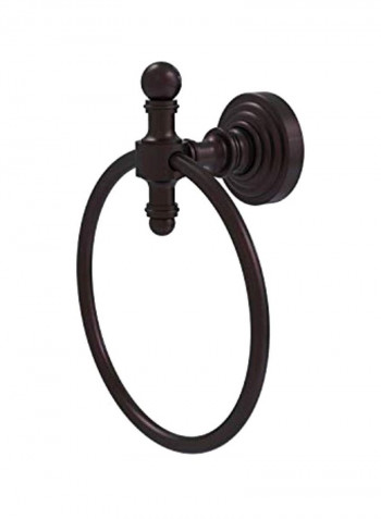 Retro Wave Collection Towel Ring Brown 6inch