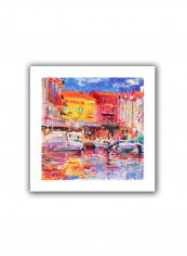 Mirabeau Gallery Wrapped Canvas Wall Art Multicolour 14 x 14inch
