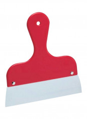 Scraper With Flexible Stainless Blade Red/Grey 9.625inch