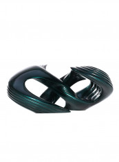 Spiral Abstract Statue Green 2821g