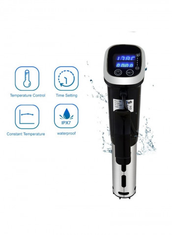 Vacuum Sous Vide Immersion Circulator Black 45centimeter