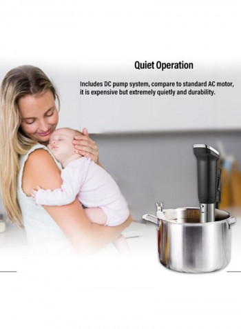 Vacuum Sous Vide Immersion Circulator Black 45centimeter