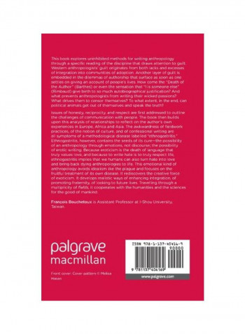 Writing Anthropology: A Call For Uninhibited Methods Hardcover