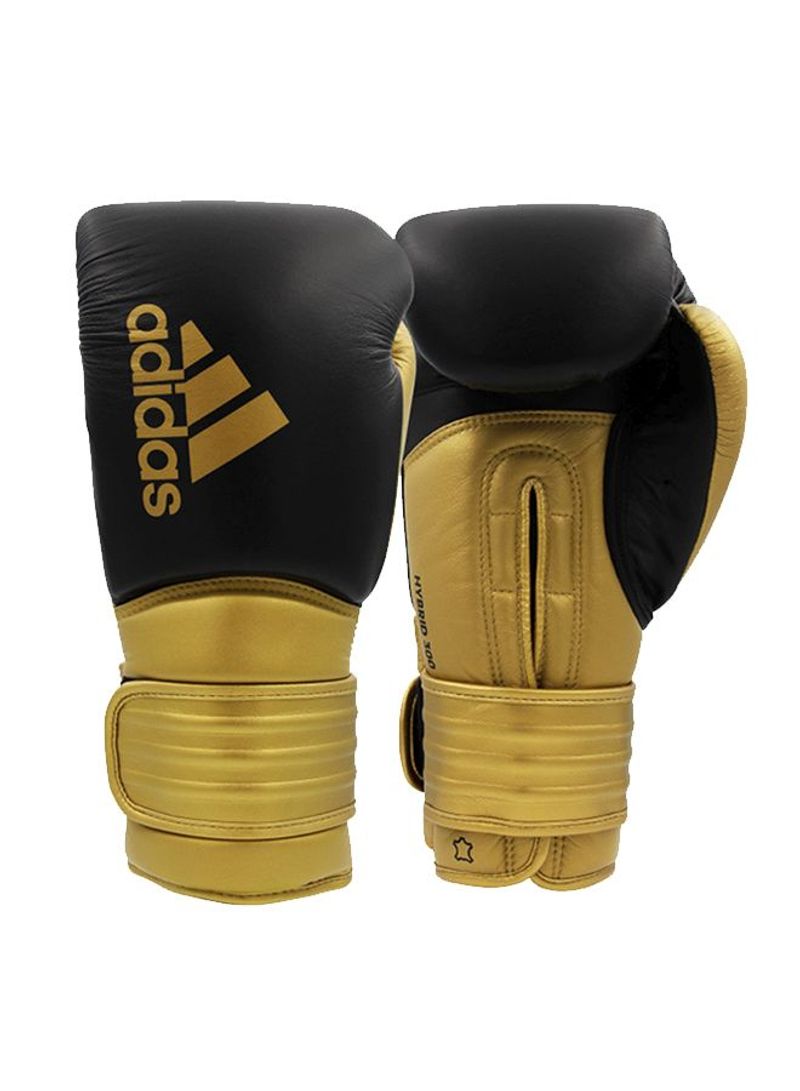 Pair Of Hybrid 300 Boxing Gloves - Black/Gold 14OZ