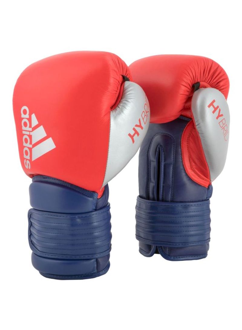 Pair Of Hybrid 300 Boxing Gloves - Red/Ink 14OZ