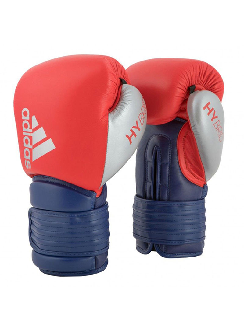 Pair Of Hybrid 300 Boxing Gloves - Red/Ink 16OZ