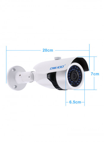Wireless WiFi IP Night Vision Surveillance Camera White 3.247kg