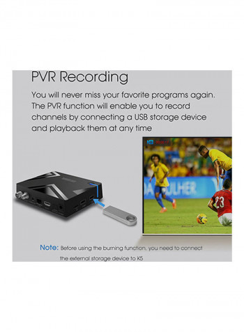 Android TV Box K5 Black