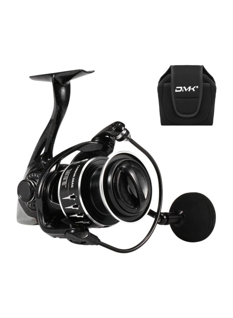 Spinning Fishing Reel With Cover Bag 13x12.5x8cm