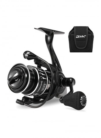 Spinning Fishing Reel With Cover Bag 13x12.5x8cm
