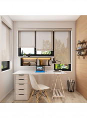 Single Sunscreen Roller Window Shade Cream 200x150cm