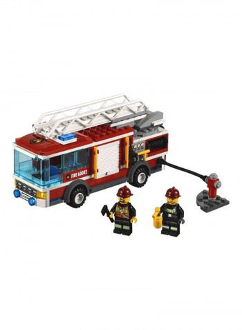 208-Piece City Fire Truck Building Set 60002
