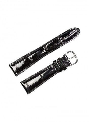 Men's Alligator-Style Genuine Leather Watchband  533-19